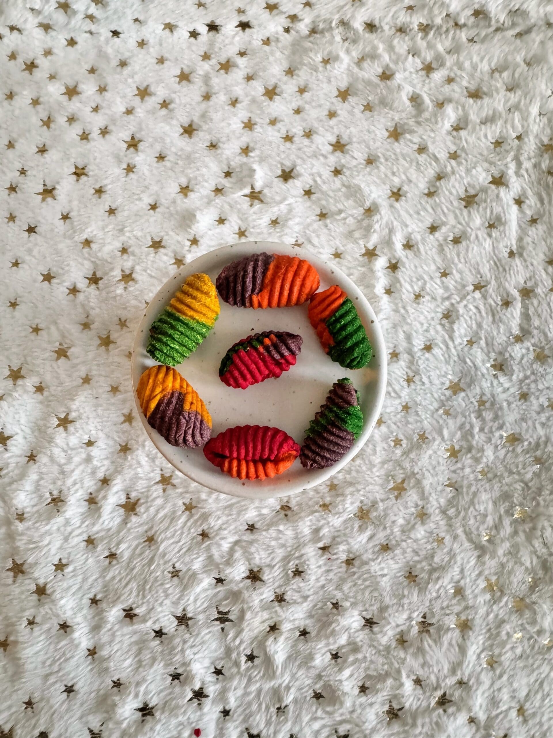 Timothy Hay Multi Color Gnocchi Treat Rabbit Treat, Chinchilla Treat, Hamster Treat, Guinea Pig Treat, Gerbil, Rat and Small Animal Treat