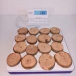 Apple Wood Coin Slices Chew Treat for Rabbit, Chinchilla, Hamster, Guinea Pig and Small Animals.