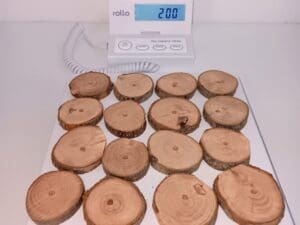 Apple Wood Coin Slices Chew Treat for Rabbit, Chinchilla, Hamster, Guinea Pig and Small Animals.