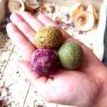 Floral Grass Balls Treat for Rabbits, Gerbil, Hamster, Guinea Pigs and Other Small Rodents