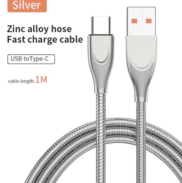 Pet Safe Durable Bite-Resistance Braided Stainless Steel Fast Charging IPhone and Android Cable - Your Pet Rabbit, Dogs and Cat. New Nemesis