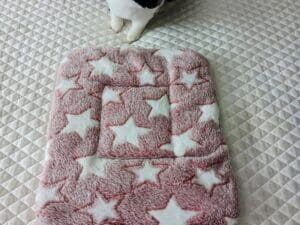 Bunny Flop and Loaf Rabbit Bed Pad and Cuddle Cushion for Bunny Rabbits, Guinea Pigs, Hamsters and Small Animals.