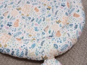 Bunny Shaped Flop and Loaf Rabbit Bed Lounger and Pillow Cuddle Cushion for Bunny Rabbits.